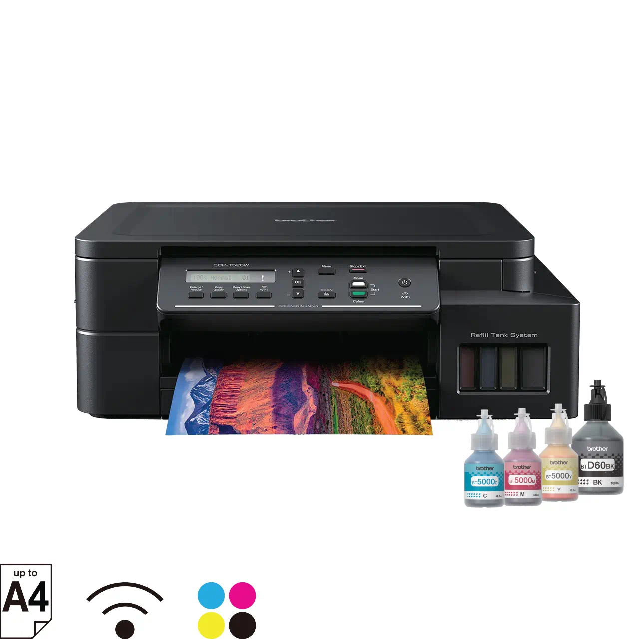 Brother DCP-T520W Ink Tank Printer