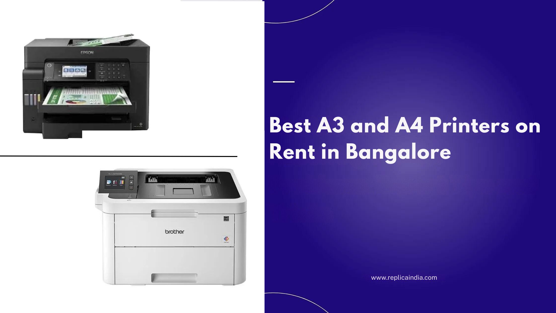 Best A3 and A4 Printers on Rent in Bangalore