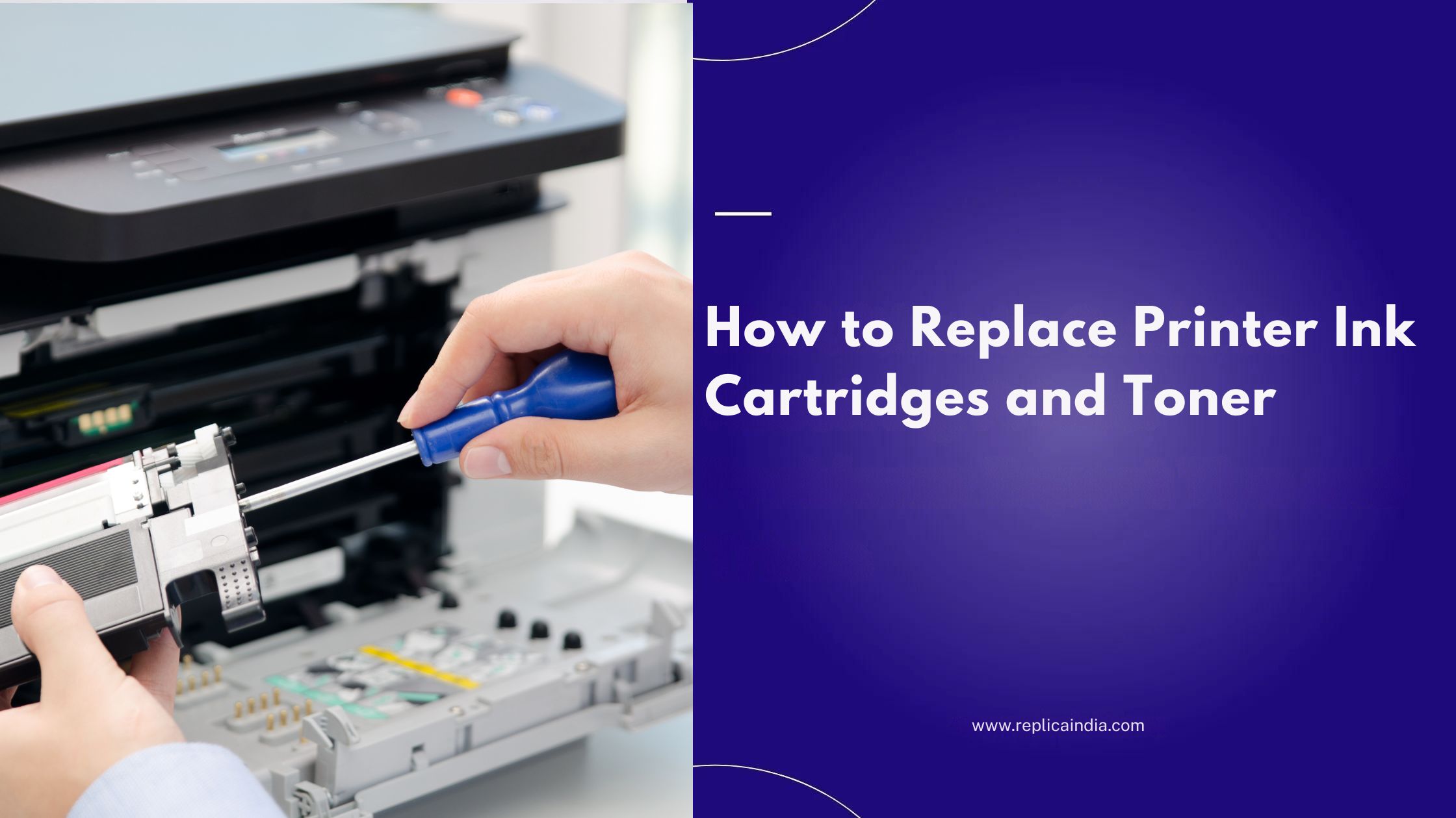 How to Replace Printer Ink Cartridges and Toner